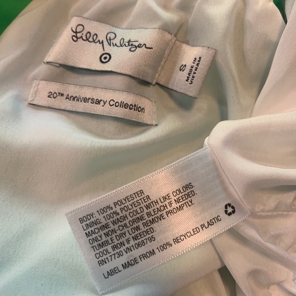 Lilly Pulitzer 20th Anniversary Boom Boom Wide Leg Jumpsuit w/ Pockets Sz Sm - Picture 10 of 13